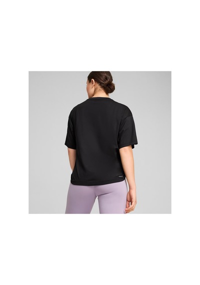 Puma Studio Twist Kadın Tişört Siyah Siyah