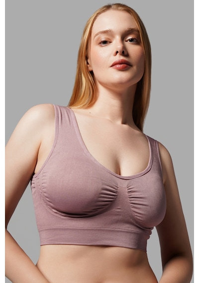 Toparlayıcı Balensiz Pedli Büstiyer 5040 Gül Kurusu