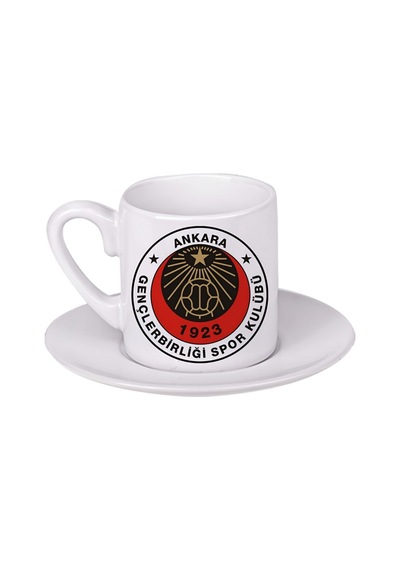 Gençlerbirliği Spor Türk Kahvesi Fincanı Beyaz