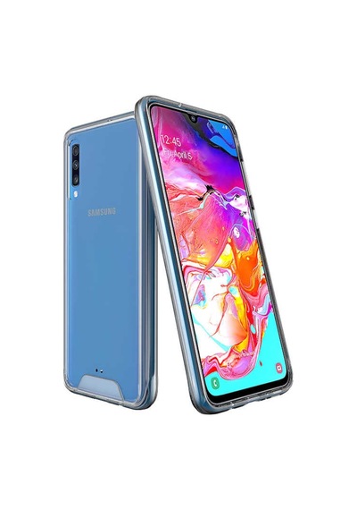 Samsung Uyumlu Galaxy A70 Kılıf Zore Gard Silikon-Renksiz