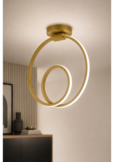 Ovira Led Plafonyer Avize Beyaz Işık Eskitme