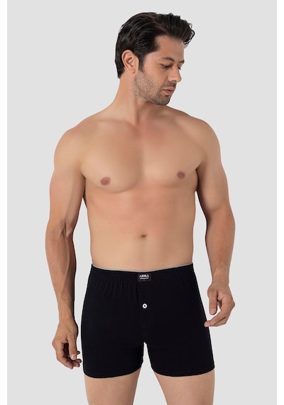 Arma Yıldız Erkek Renkli Düğmeli Boxer 3'lü Paket %100 Pamuklu Penye Çok Renkli Arma Yıldız Erkek Renkli Düğmeli Boxer 3'lü Paket %100 Pamuklu Penye Çok Renkli