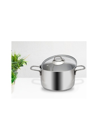 Gülsan Mega Inox Derin Çelik Tencere 24 CM