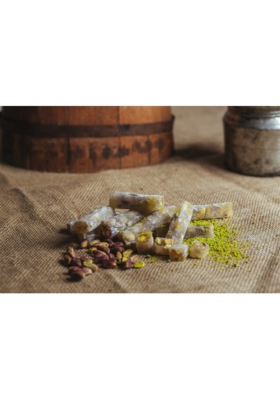 Görallar Ziya Efendi Antep Fıstıklı Sade Çekme Lokum 1 KG
