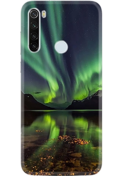 Xiaomi Redmi Note 8 Kilif Desenli Kuzey Isiklari 1327 529901311