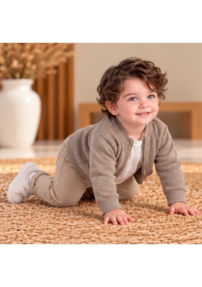 Maxx Kelın Erkek Çocuk Vizon Triko Hırka Beyaz Üst Bej Pantolon 3'lü Kombin Takım 2-3-4-5 Yaş Kum Beji Maxx Kelın Erkek Çocuk Vizon Triko Hırka Beyaz Üst Bej Pantolon 3'lü Kombin Takım 2-3-4-5 Yaş Kum Beji