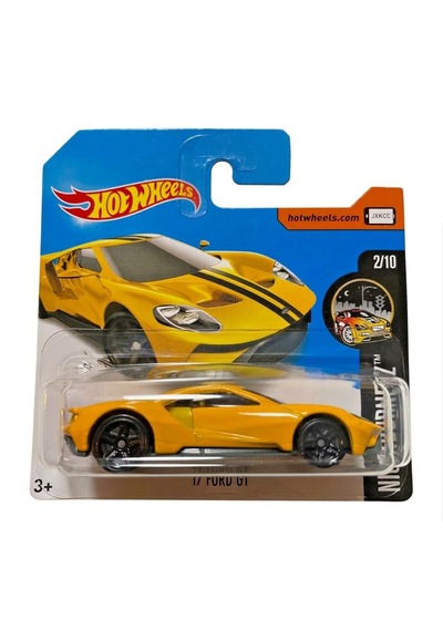 Hot Wheels '17 Ford Gt - Nightburnerz - 2017 - Sarı - Dvc35 - 1/64