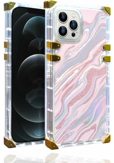 Apple Uyumlu iPhone 12 Pro Max Kılıf Zore Ples Kapak Pembe