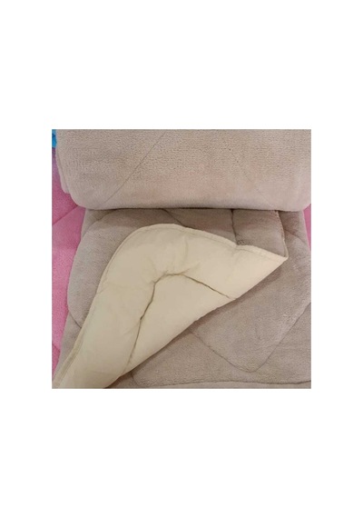 Çift Kişilik Lüx Bej Welsoft 195x215 Yorgan Bej
