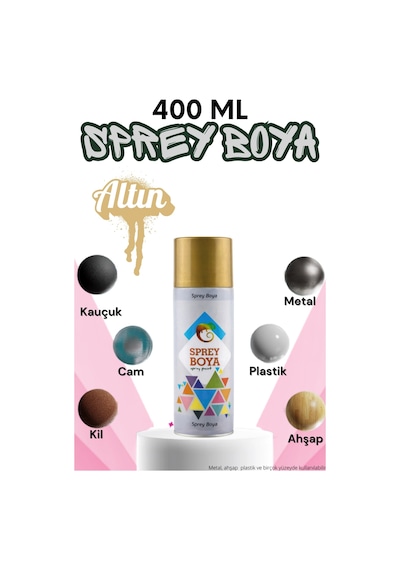 400 Ml Sprey Boya Altın Gold Metal Ahşap Beton Duvar Yüzeylere Uygun Hobi Akrilik Mat Parlak Dekoratif Boyası Genel Amaçlı Hızlı Kuruyan Çok Amaçlı Renkli Sprey Boyalar İç Dış Mekan Kendin Yap Dıy Altın Altın 400 Ml Sprey Boya Altın Gold Metal Ahşap Beton Duvar Yüzeylere Uygun Hobi Akrilik Mat Parlak Dekoratif Boyası Genel Amaçlı Hızlı Kuruyan Çok Amaçlı Renkli Sprey Boyalar İç Dış Mekan Kendin Yap Dıy Altın Altın