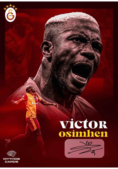 Mythos Statik Poster Galatarasay Victor Osimhen 50x70 Cm
