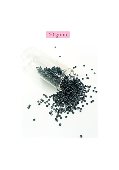Dökme Cam Kum Boncuk 11/0 2 Mm - 60 Gram - Koyu Yeşil - Bnc054