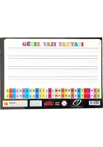 Farbu Oyuncak Ahşap Bultak Puzzle 9 Parça Arka Yüzü Yazı Tahtalı Yapboz Mutfak Aletleri
