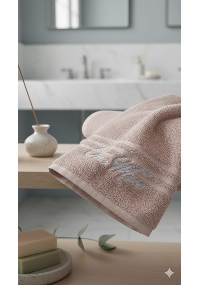 One More Internatıonal Banyo Havlusu Açık Pembe