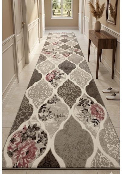 Merinos Akrilik Halı 100x230 Yolluk Halı Renkli
