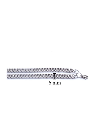 Ferizz 316l Çelik Samanyolu Unisex Zincir Kolye 60 Cm Zn-289 Gri Ferizz 316l Çelik Samanyolu Unisex Zincir Kolye 60 Cm Zn-289 Gri