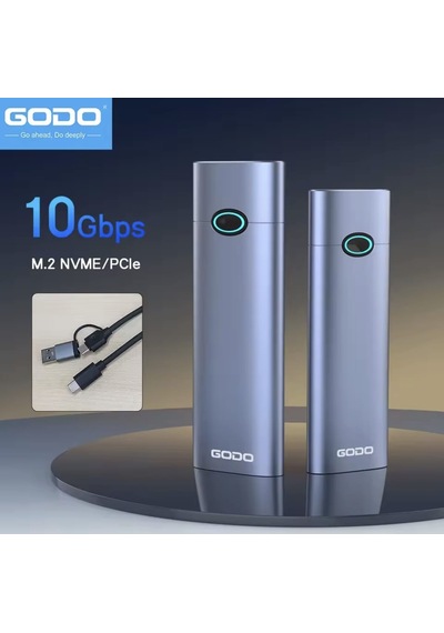 Godo M.2 Nvme Muhafaza Kutusu Ce Lisanslı 2280/2260/2242/2230/ 10gbps Usb 3.2 Yüksek Hızlı Son Nesil Teknoloji Metal Sağlam