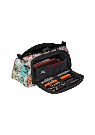 Jacbag Prıme Xl-lastik Ayraçlı İki Bölmeli Kalem Kutusu Neşeli Patiler Genel