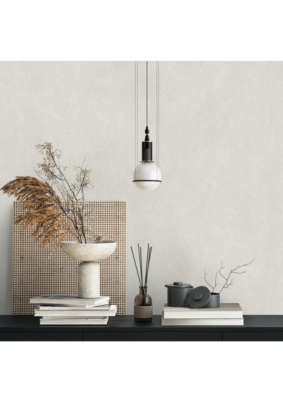 Adawall Düz Desen Duvar Kağıdı Rococo 1402-3/15, Bej, 1.06x15.6m - 16.5m²