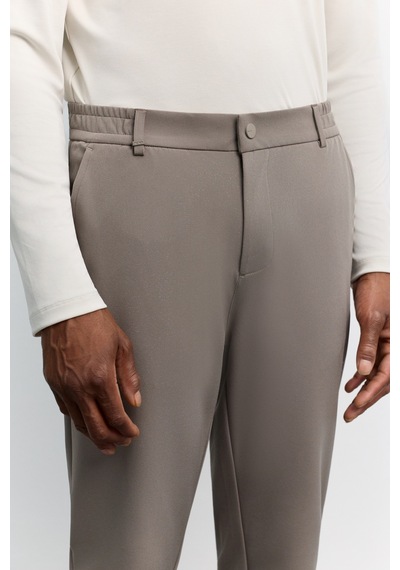 Avva Erkek Vizon Yanı Lastikli Kırışmaz Hızlı Kuruyan Teknik Kumaş Slim Fit Pantolon A62y3077