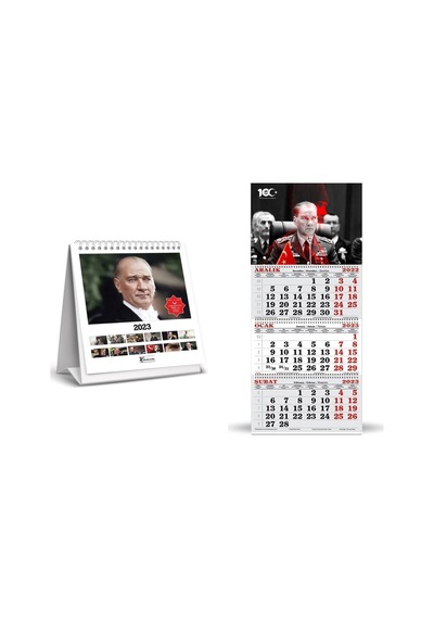 Duvar Takvimi Ve Kare Masa Takvimi Atatürk