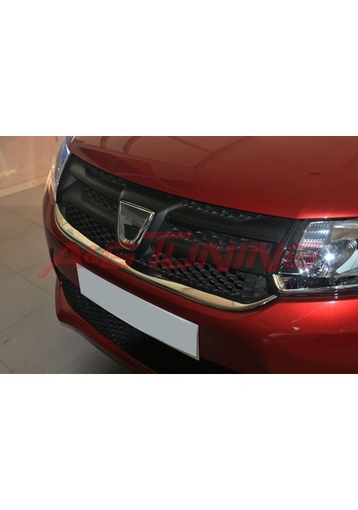 Dacia Sandero Krom Ön Panjur 2013-2016 1Prç Paslanmaz Çelik N11.4888