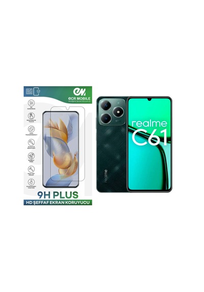 Realme C61 Ekran Koruyucu Esnek Nano Cam Tam Uyumlu Şeffaf