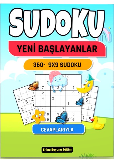 Yeni Başlayanlar İçin 9x9 Sudoku Kitabı 360 Su Doku