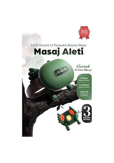Omuz Ve Boyun Masaj Aleti Yeşil