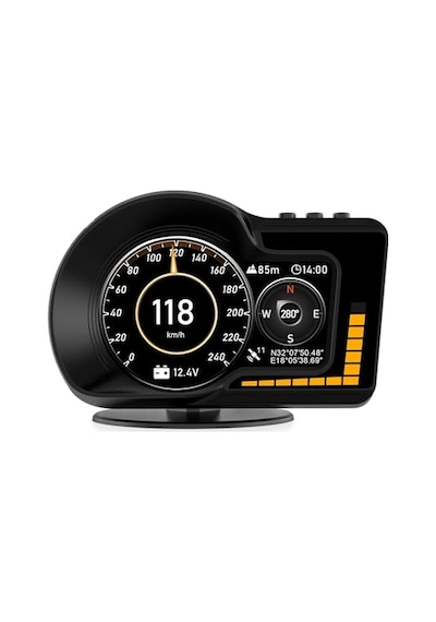 F15 Hud Obd Obd2 Dijital Kilometre Rpm Su Sıcaklığı Basınç Hararet Araç Veri Ekranı Head Up Display