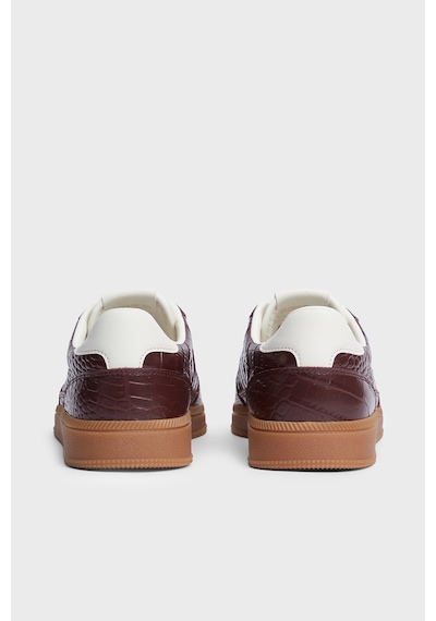 Tommy Jeans Hakiki Deri Sneaker Ayakkabı Kadın Ayakkabı En0en03121 Gsa Kahve
