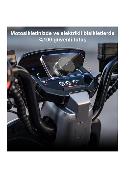 K009 Araç İçi Telefon Tutucu Mag-safe Alüminyum Kasa Mekanik Vaku