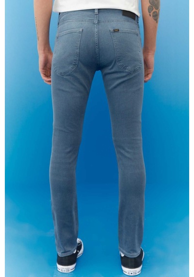 Lee Erkek Luke Slim Fit Düşük Bel Denim Esnek Jean Pantolon 672L7 Mavi