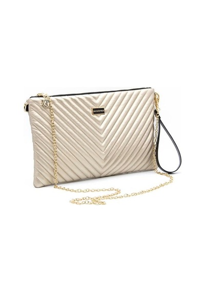 Silver Polo Sp1034 Kadın Portföy & Clutch Kapitone V Altın-altın