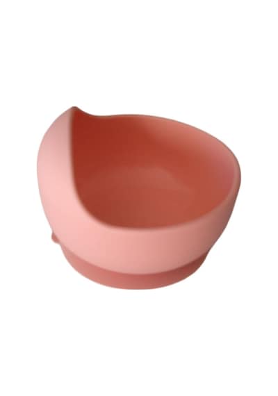 Jojobebek Vakumlu Silikon Mama Kasesi, Altı Vakumlu Mama Kasesi, Silikon Kaşık Ve Çatal / Pembe