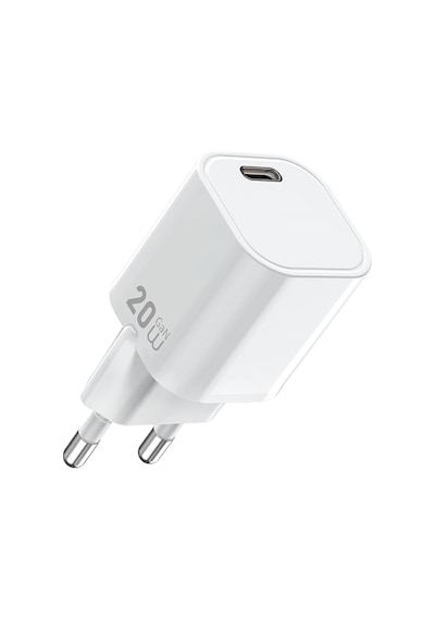 Wiwu Wi-g014 Cube Serisi Gan Tech Pd Hızlı Şarj Özellikli Mini Şarj Başlığı 20w Beyaz