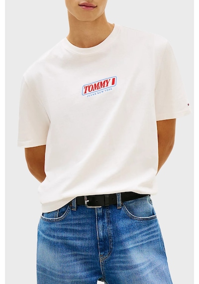 Tommy Jeans Logolu Pamuklu Regular Fit Bisiklet Yaka T Shirt Erkek T Shirt Dm0dm22546 Ybh Beyaz Tommy Jeans Logolu Pamuklu Regular Fit Bisiklet Yaka T Shirt Erkek T Shirt Dm0dm22546 Ybh Beyaz