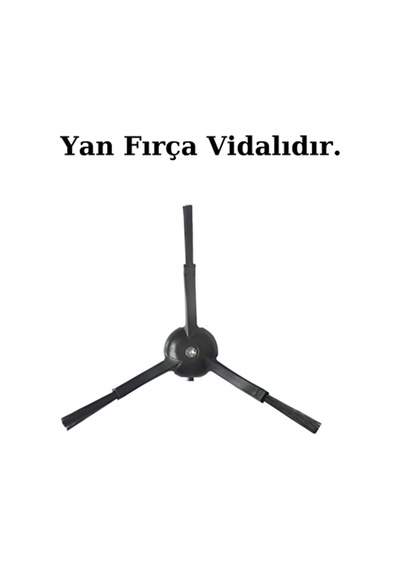 Roborock Qrevo Master Uyumlu 2 Adet Siyah Yan Fırça Sarı