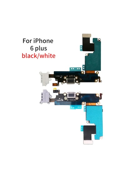 Apple Uyumlu iPhone 6 Plus Şarj Kulaklık Soketi Siyah İnd16323