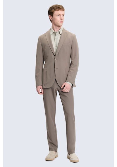 Hatemoğlu Vizon Slim Fit Mono Yaka Casual Takım Elbise
