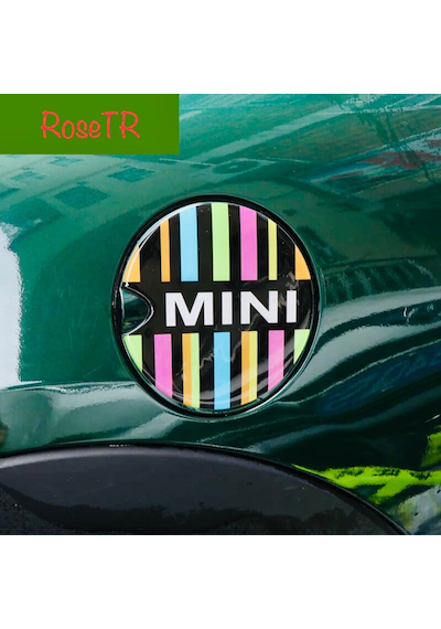 Mini Cooper Yakıt Depo Kapağı 3D Sticker Depo Kapağı