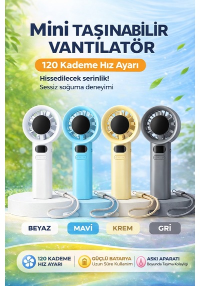 Türbin El Fanı Vantilatör Taşınabilir Turbo El Fanı Dijital Göstergeli Stand Özellikli Kancalı Type-c Şarj Soketi 1200 Mah 120 Kademeli M11 Md. Askı Kayışı Hediyeli Türbin El Fanı Vantilatör Taşınabilir Turbo El Fanı Dijital Göstergeli Stand Özellikli Kancalı Type-c Şarj Soketi 1200 Mah 120 Kademeli M11 Md. Askı Kayışı Hediyeli