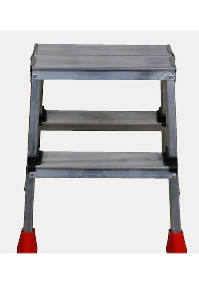 2+2 Çift Çıkışlı Premium Alüminyum Merdiven 50x20 Çok Amaçlı/pratik/kolay 38cm