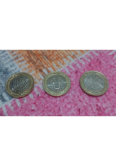 Madeni Para 3'Lü Set 88632663