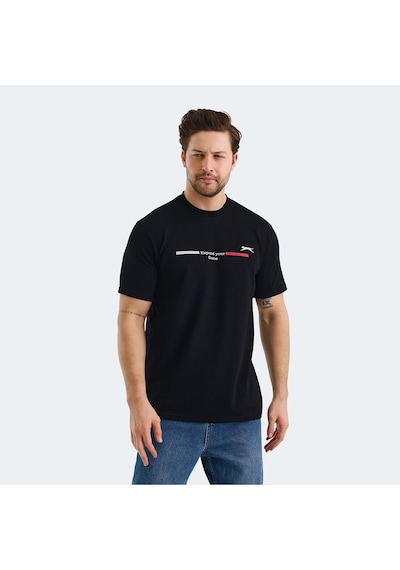 Slazenger BANDIT Erkek Siyah Tişört Slazenger BANDIT Erkek Siyah Tişört