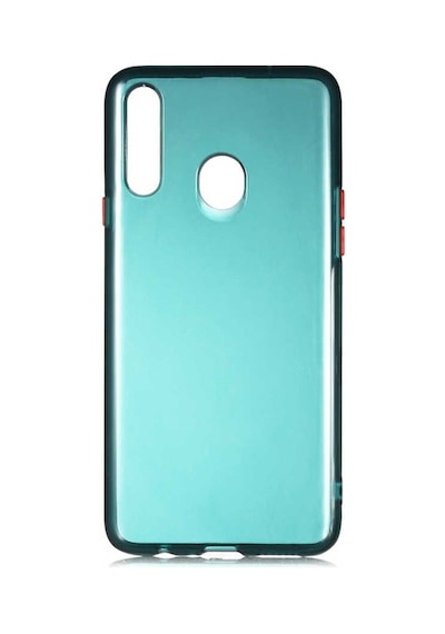 Samsung Uyumlu Galaxy A20s Kılıf Zore Bistro Kapak Koyu Yeşil