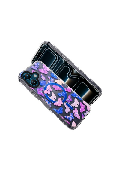 Onegif Apple iPhone Uyumlu 17 Desina Magsafe Kapak - Desen 5 Kod: 7577