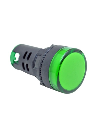 Oag Ad22-22ds/g ,yeşil-220v M22 Sinyal Lamba