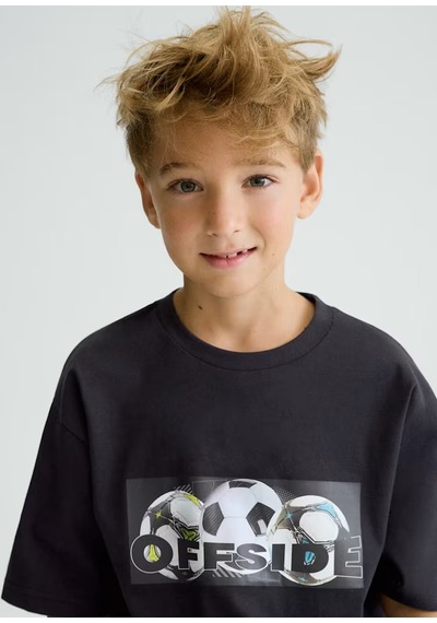Mayoral Erkek Çocuk T-shirt 6033 Siyah