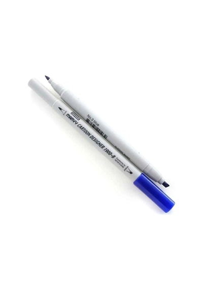 Marvy 1900-s/3 Blue Çift Uçlu Grafik Kalemi
